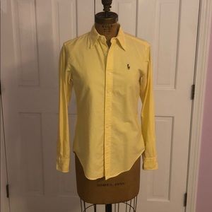 Yellow Ralph Lauren Oxford Shirt